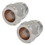 A-ADP-506-22-X2-C - 22mm Compression Radiator Valve Adaptors - Chrome (Pair) A-ADP-506-22-X2-C - 22mm Compression Radiator Valve Adaptors - Chrome (Pair)